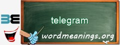 WordMeaning blackboard for telegram